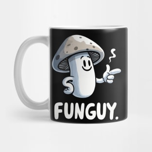 Happy Funguy Fungus (Back Print) Mug